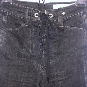 RAG & BONE FRONT LACEUP JEANS
